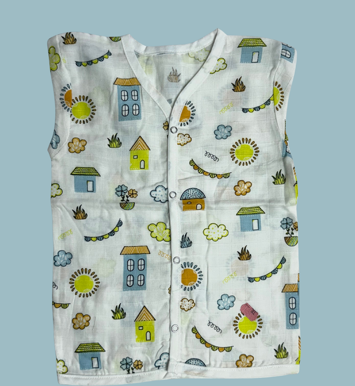 Baby Muslin Cotton Full Sleeve Jabla – House & Sunshine Print