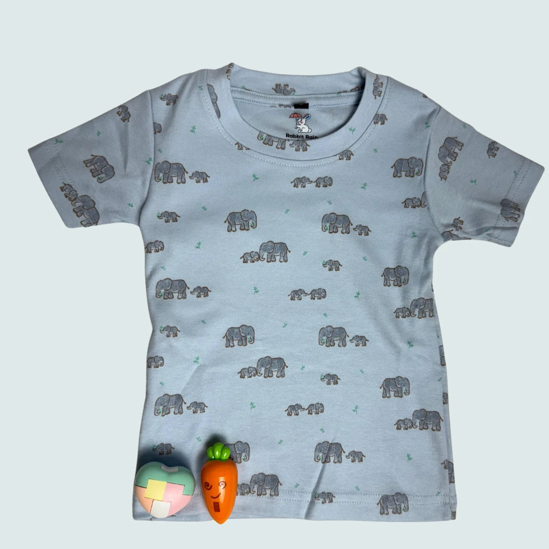 TShirt & Shorts Set - Elephant |  100% Premium Cotton