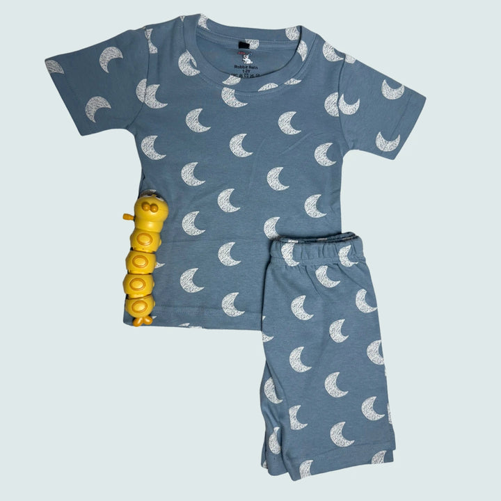 TShirt & Shorts Set - Crescent Moon|  100% Premium Cotton