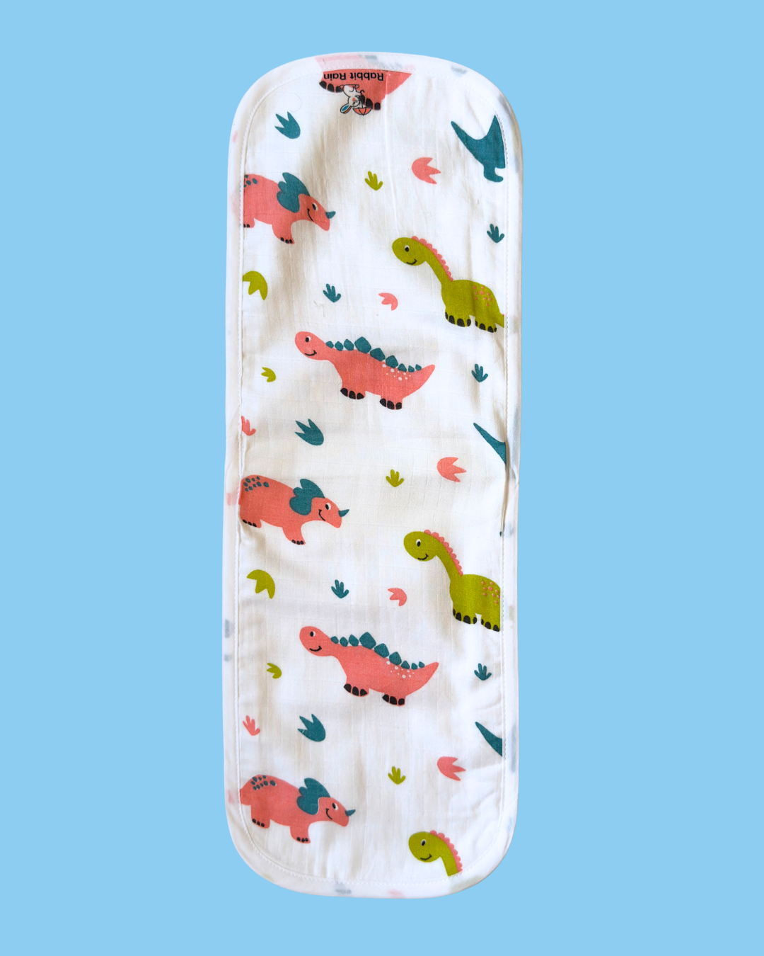 Muslin Cotton Baby Burp Cloth – Feeding Time - Pack of  2