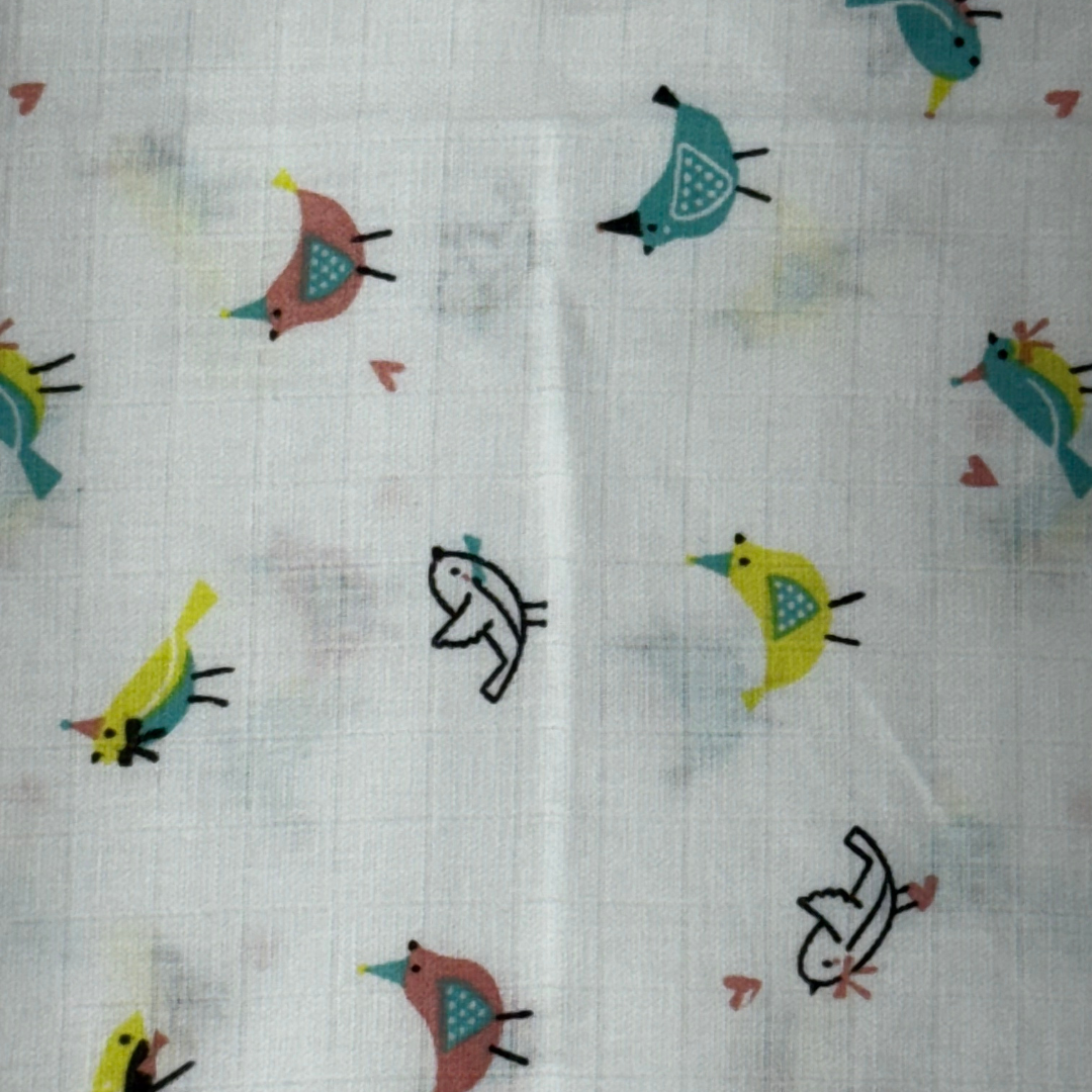 Muslin Cotton Baby Swaddle – 3 Pack Combo | Soft & Breathable 100 x 100 cm Blankets (Assorted Prints)