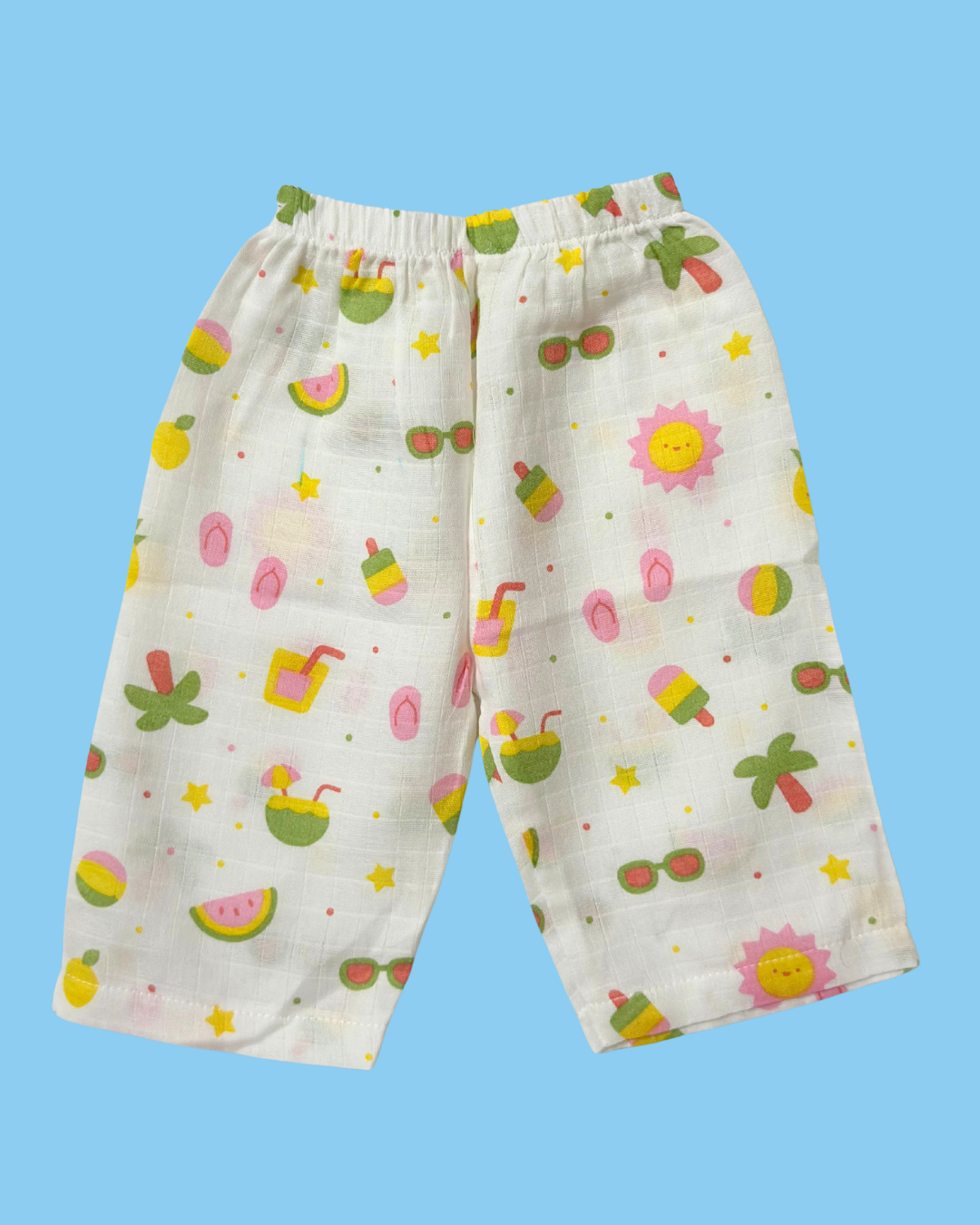 Premium Muslin Cotton Full sleeve Jabla Pyjama / Night Suit - Summer