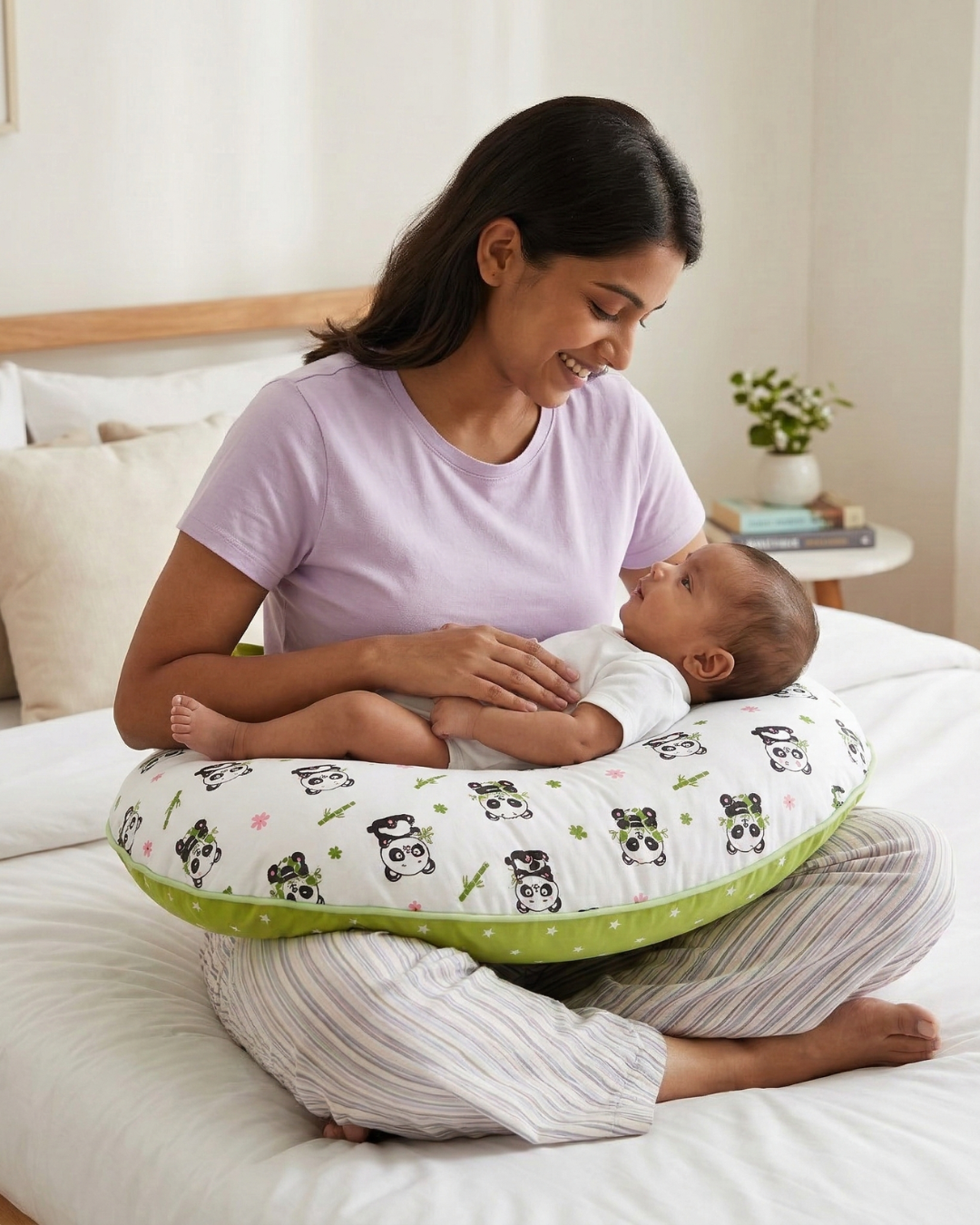 Muslin Cotton Baby Feeding Pillow