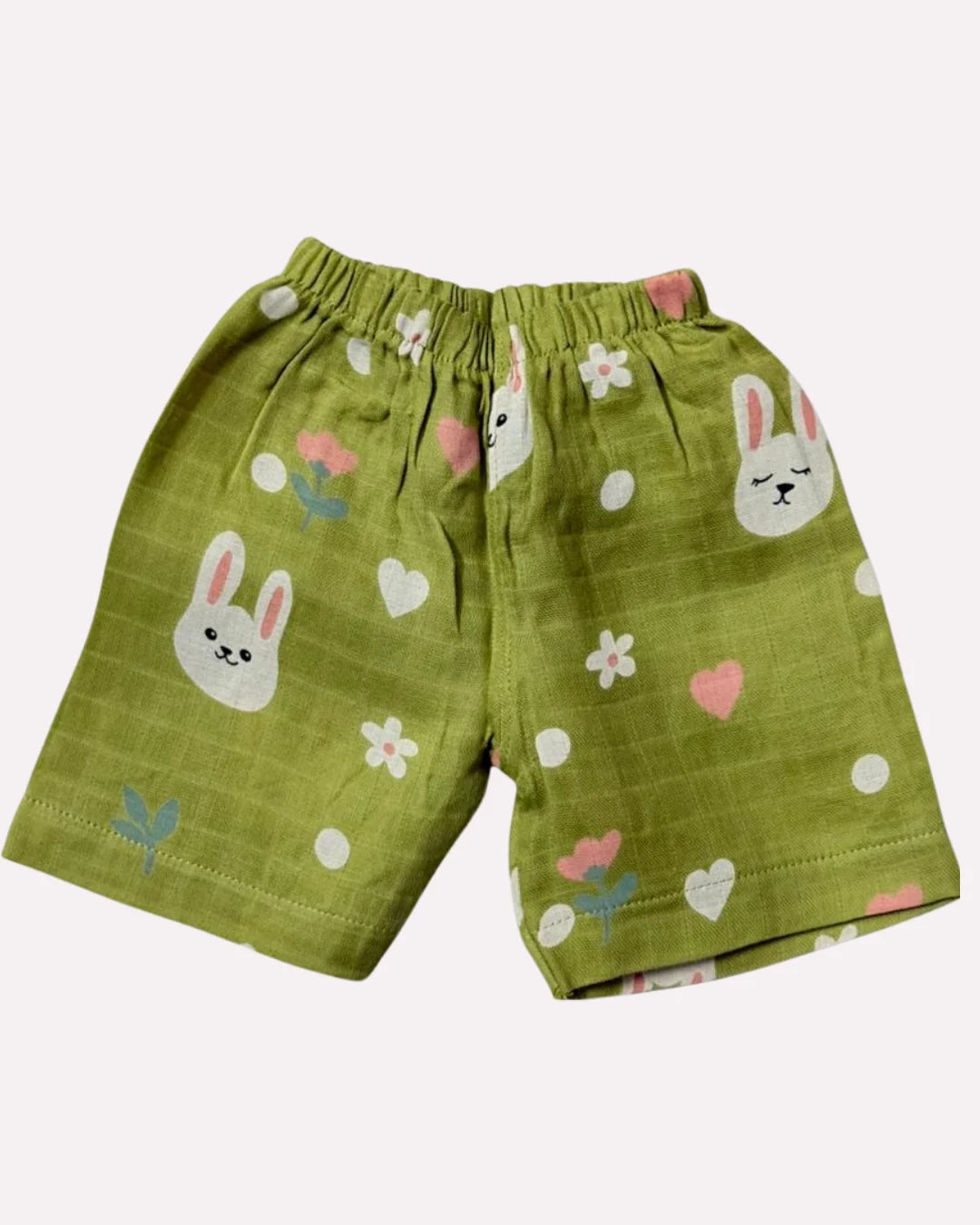 Sleeveless Jabla Co Ord Set – 100% Muslin Cotton – Bunny Bloom