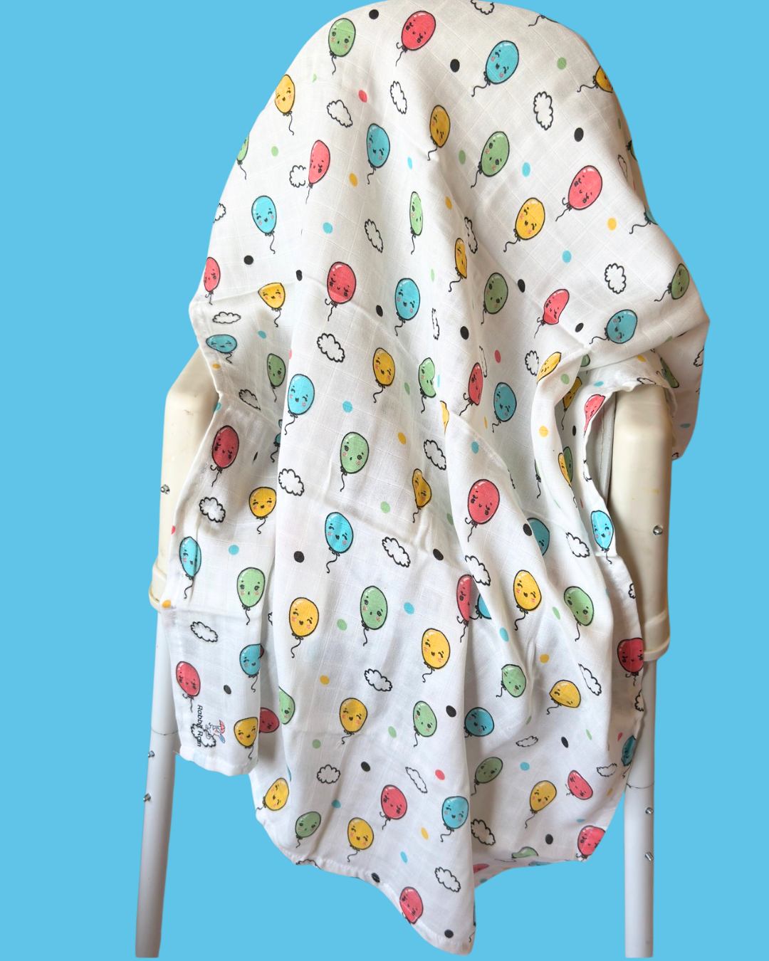 Baby Bath Muslin Towel Cum Blanket -  Pack of 2