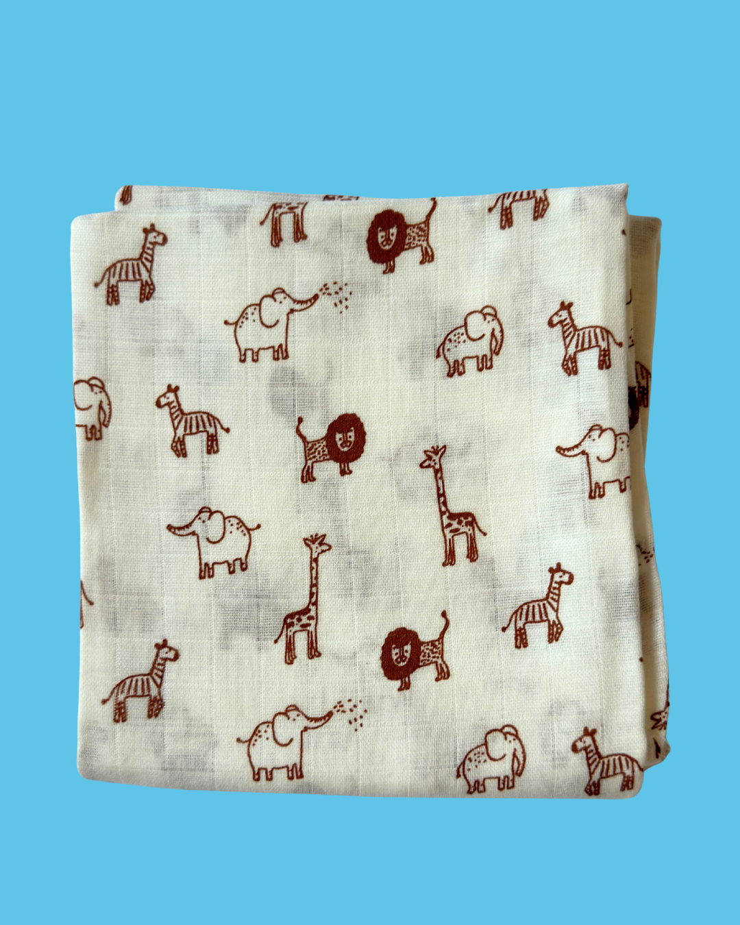 Baby Bath Muslin Towel Cum Blanket -  Pack of 2