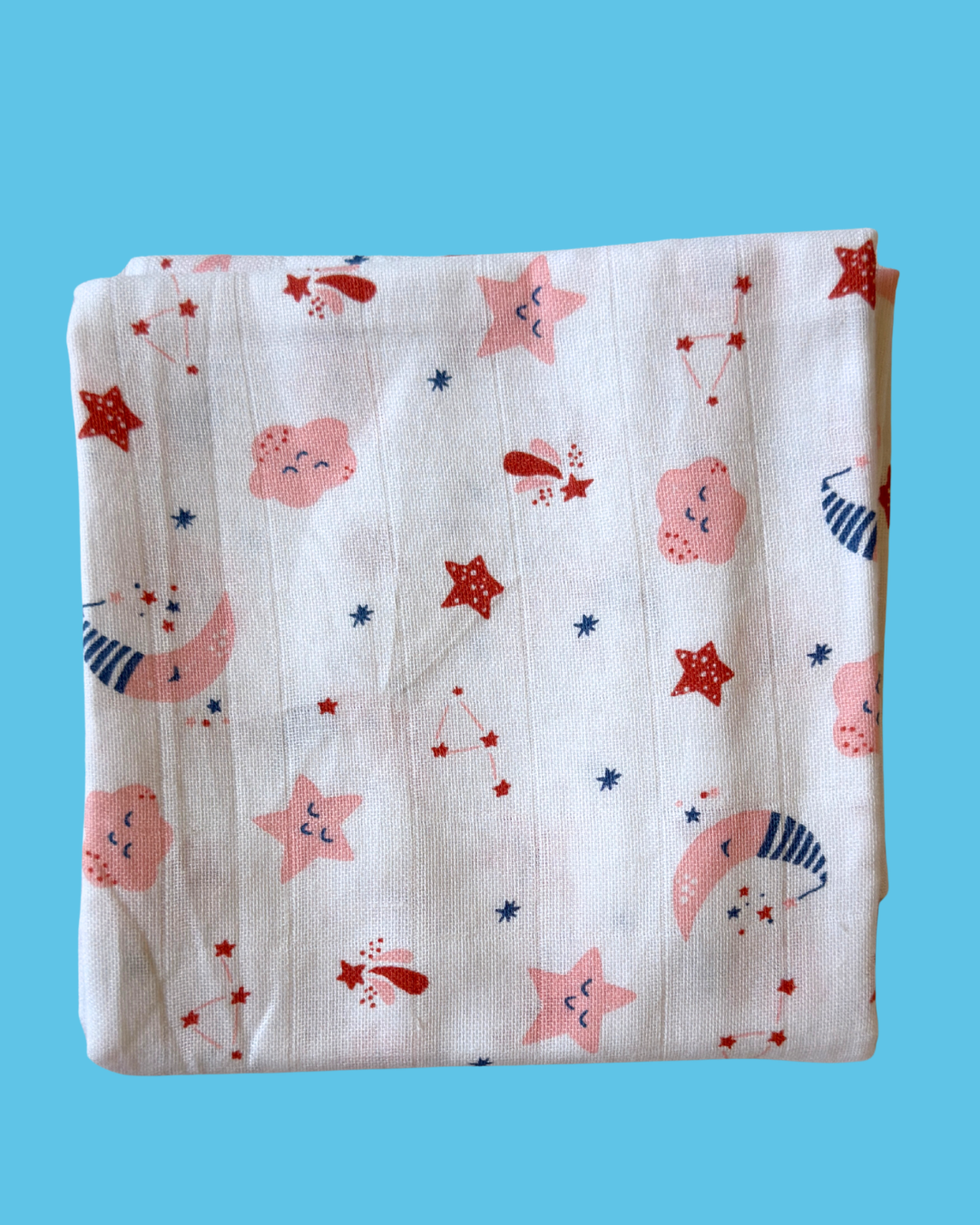 Baby Bath Muslin Towel Cum Blanket -  Pack of 2