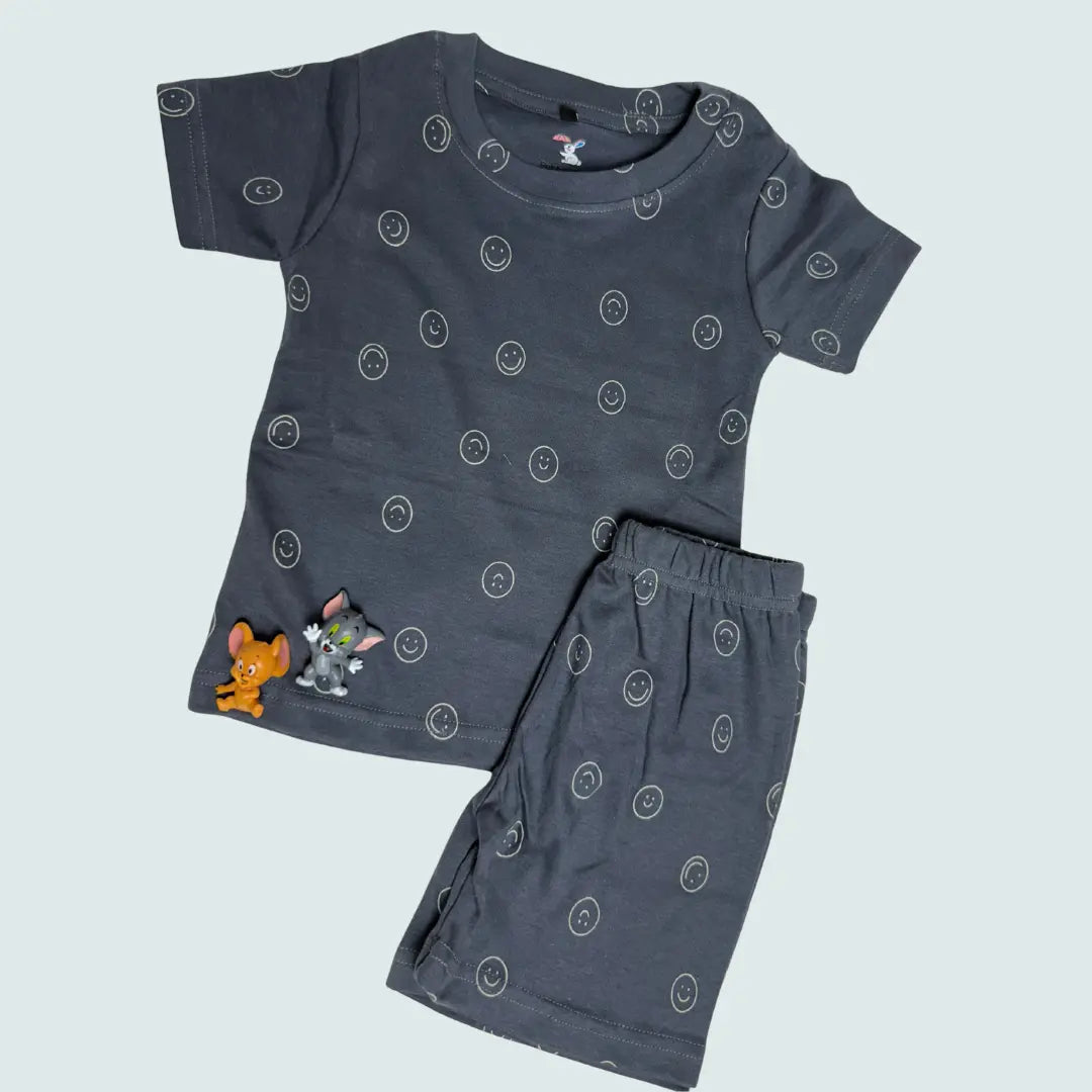 TShirt & Shorts Set - Smily |  100% Premium Cotton