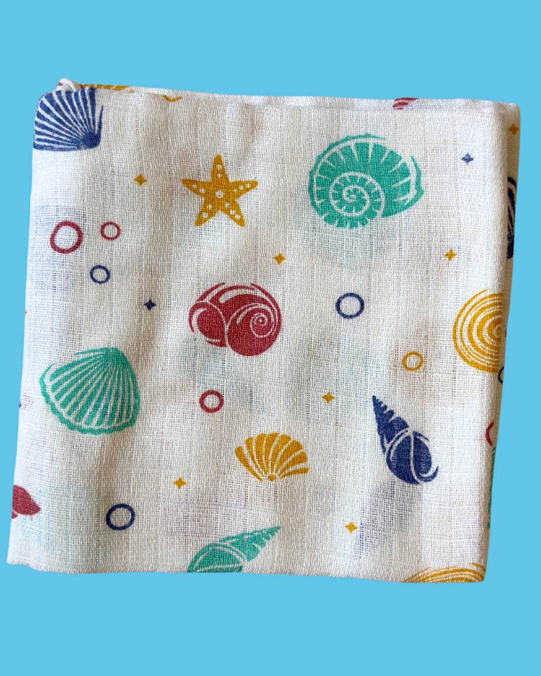 Baby Bath Muslin Towel Cum Blanket -  Pack of 2