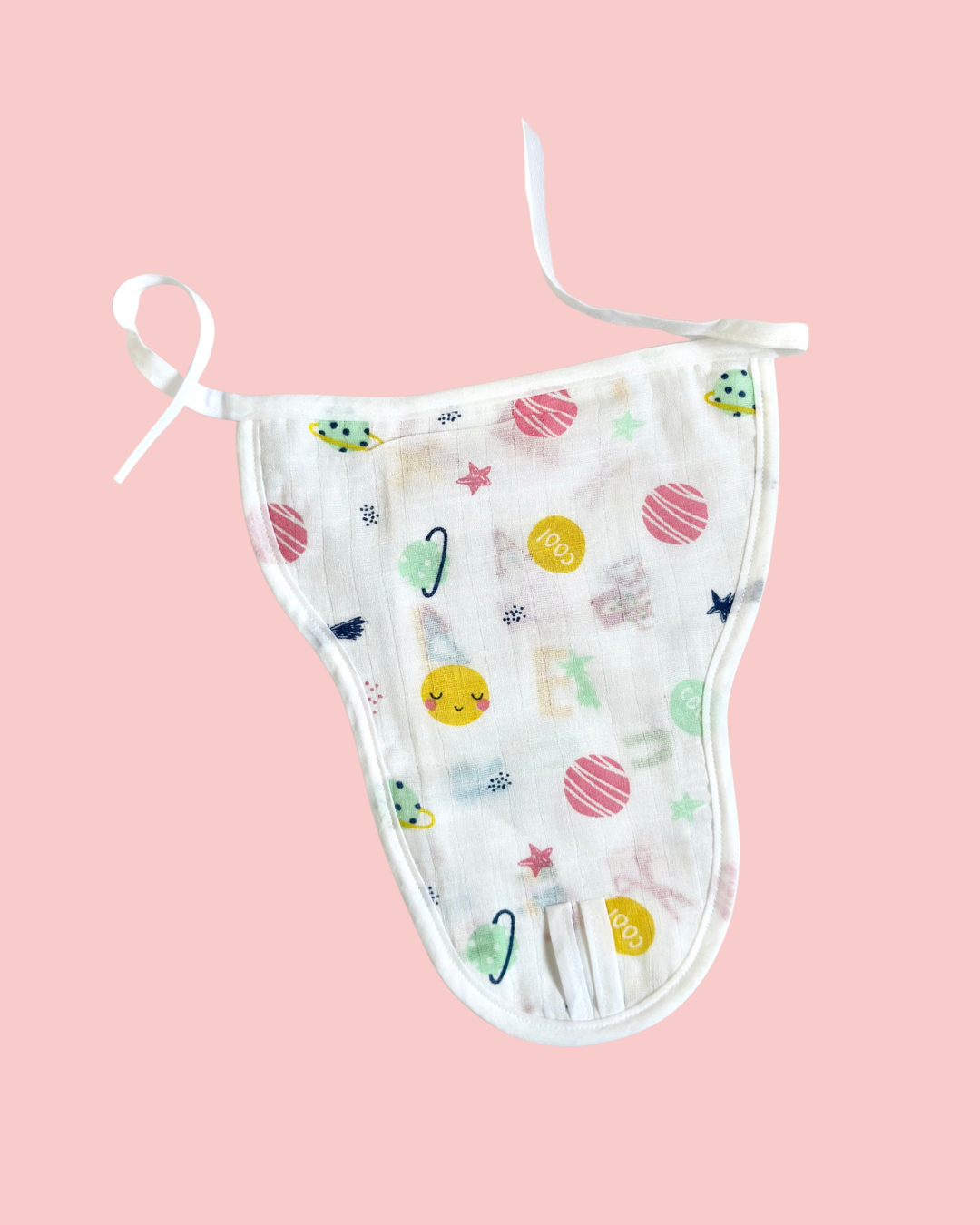 100% Muslin Cotton Knot Jabla & Nappy Set - Little Galaxy