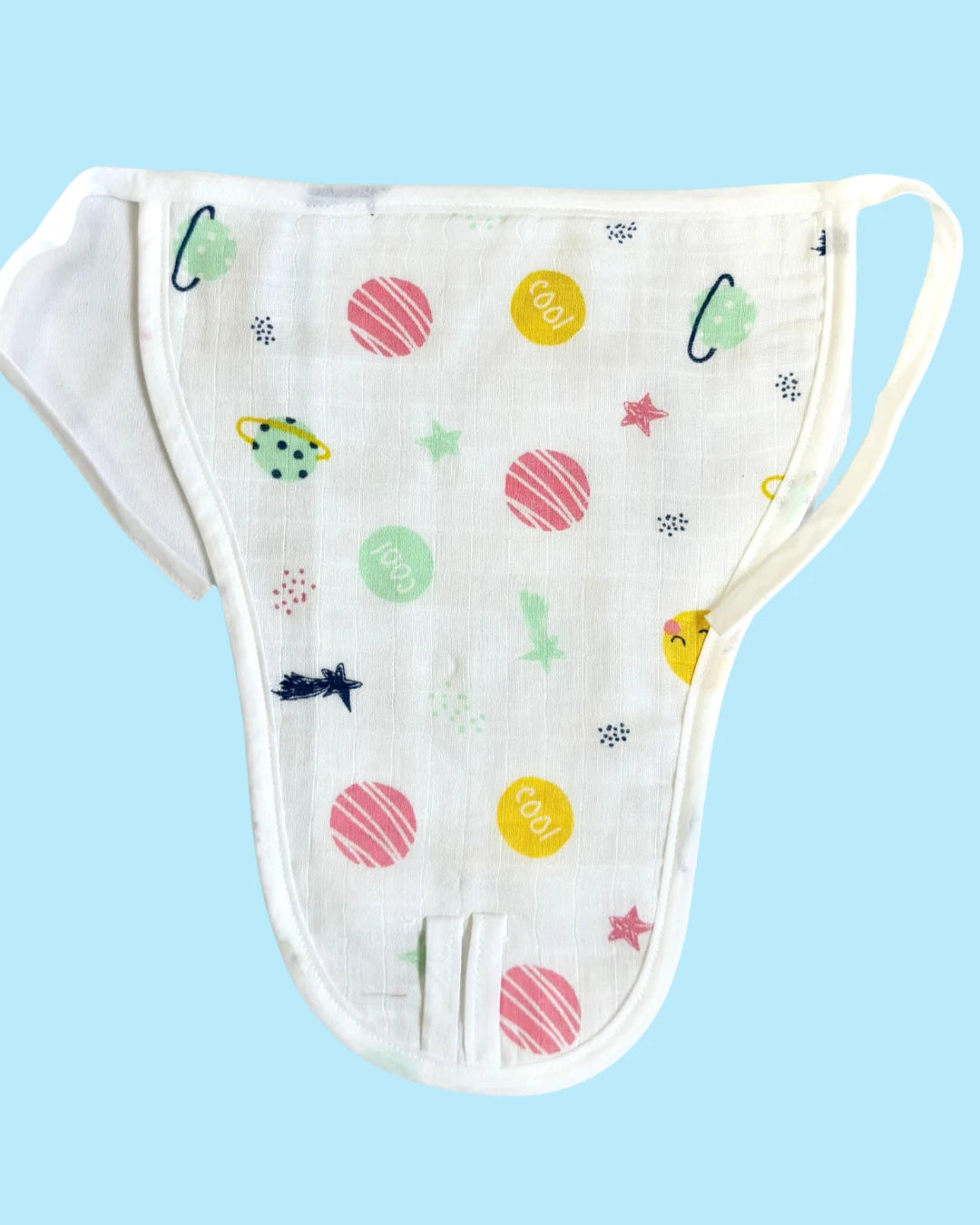 Premium Muslin Cotton Sleeveless Jabla & Nappy Set – Little Galaxy