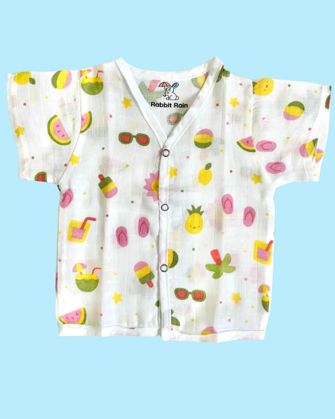Premium Muslin Cotton Half Sleeve Jabla & Shorts Set – Little Galaxy