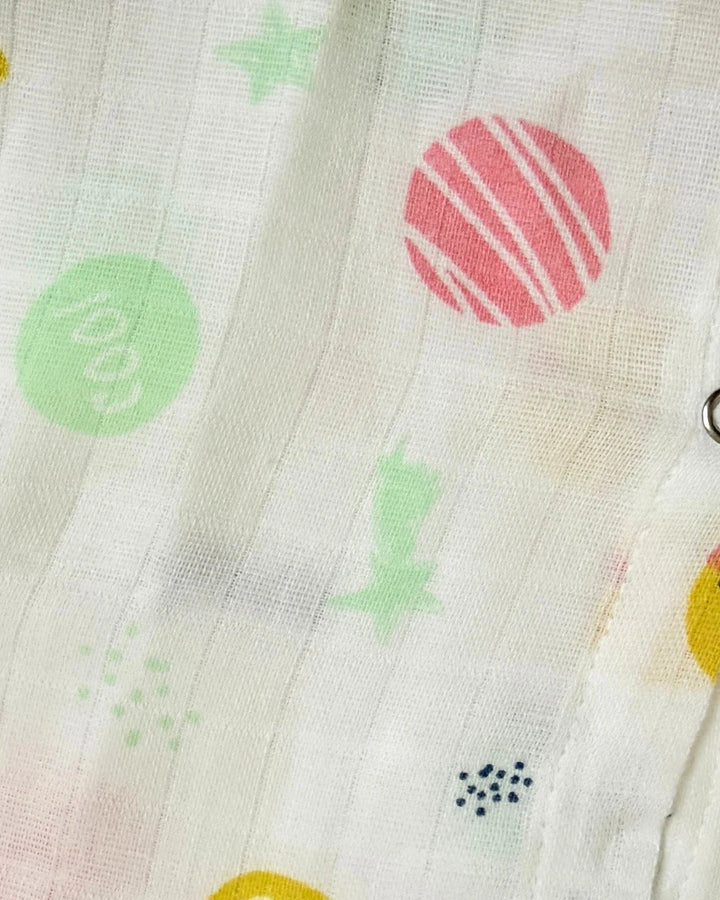 Frill Frock – 100% Premium Muslin Cotton – Space Dream Print