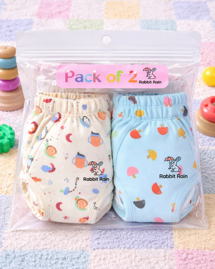 Baby Padded Underwear – 3 Layer Absorbent Training Pants | Pack of 2
