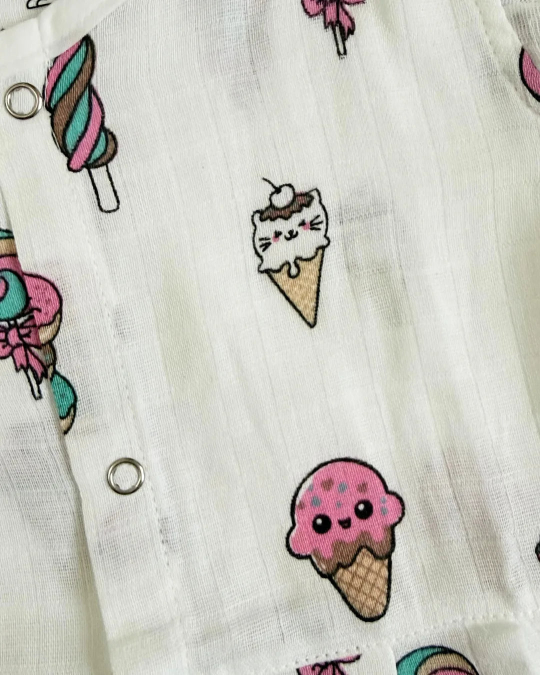 Frill Frock – 100% Premium Muslin Cotton – Candy Delight Print